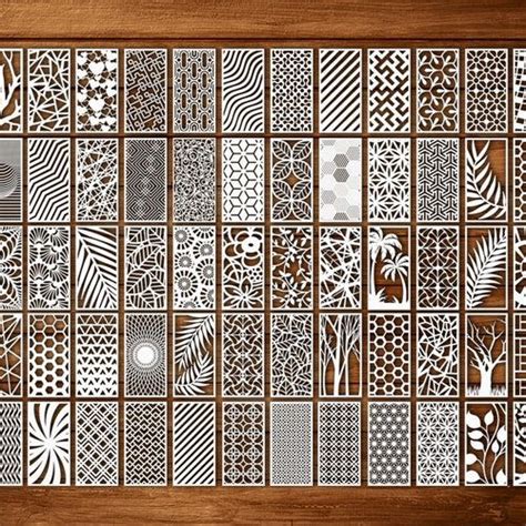 180 Wall Panels Screen Decoratives Cnc Laser Cdr Dxf Svg Dwg Etsy