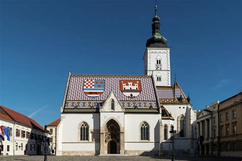 St Marks Church Zagreb Photograph By Steven Richman Fine Art America