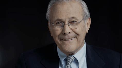 Most of the book, as you might expect, is. Rumsfeld on the justification of war (The Unknown Known) - YouTube