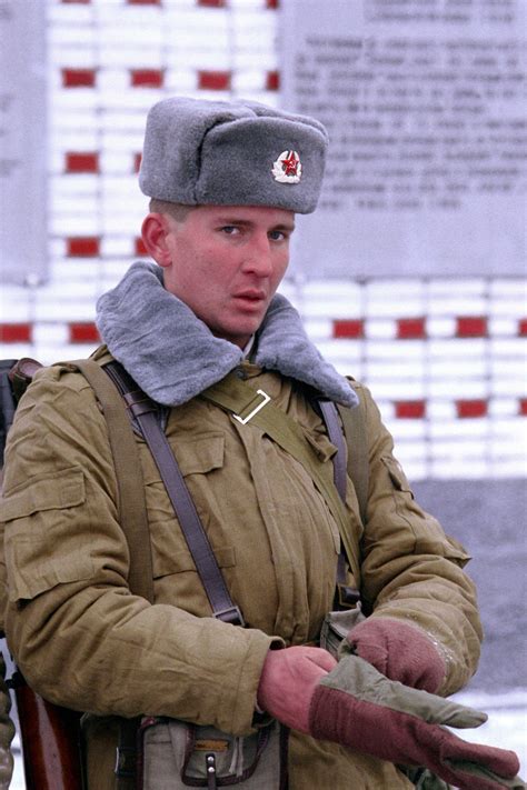 A Soviet Soldier Of The 2nd Guards Tamanskaya Motor Rifle Division