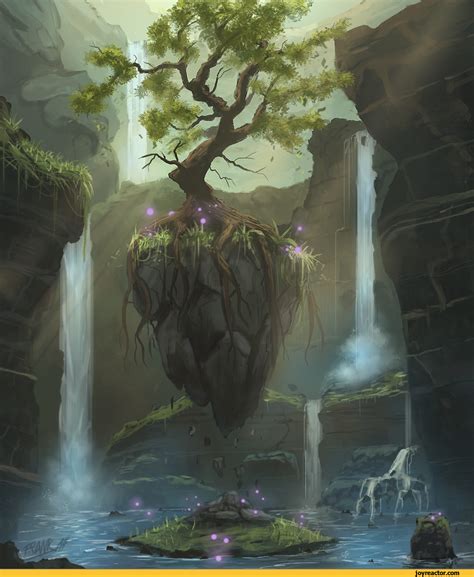 Floating Tree Fantasy Artwork Fantasy Concept Art Fantasy Landscape