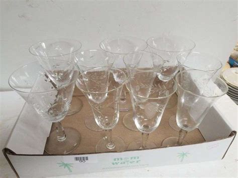 Assorted Glass Stemware Trice Auctions