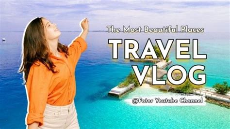 Blue Simple Travel Vlog Youtube Thumbnail Template And Ideas For Design