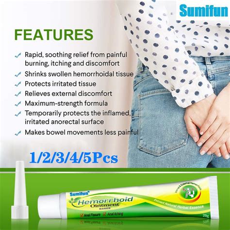 Sumifun 20g Mint Hemorrhoids Ointment Crack Anal Internal And External