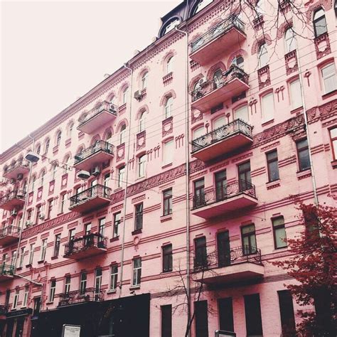 Pastel Pink Aesthetic Building Architecture Pastel Pink