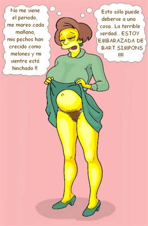 El Semen Porno De Bart Simpson Para Edna Krabappel Y Marge Comics Porno