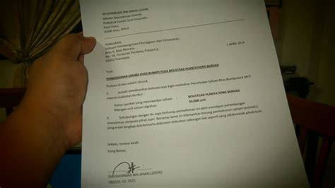 Contoh Surat Mohon Penyata Bank Syarikat 5 Borang Permohonan Bayaran