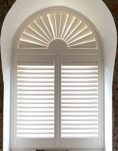 Bespoke Shaped Shutters For Arched Windows Shuttersup