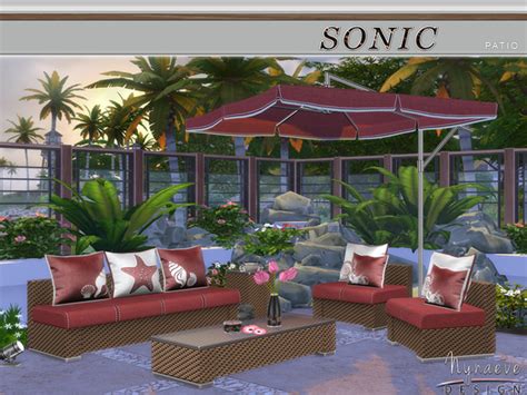 Sonic Patio By Nynaevedesign At Tsr Sims 4 Updates