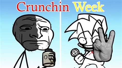 Friday Night Funkin Vs Friday Night Crunchin Week Fnf Mod Youtube