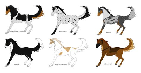 It's just to help point out major differences that you can translate into your own art style other note: Dog/Horse Hybrid Adopts 2 (CLOSED) by DinoGirl500 on DeviantArt