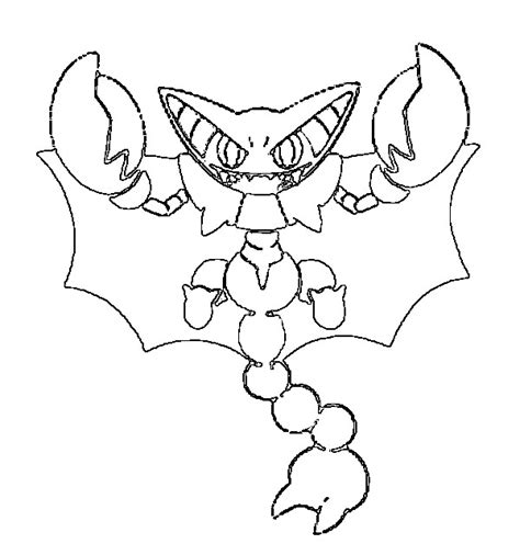 Coloring Pages Pokemon Gliscor Drawings Pokemon