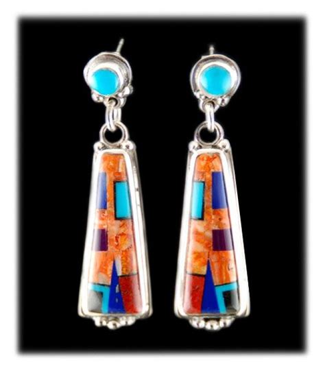 Inlay Dangle Earrings This Is One Of Our New Earring Designs From