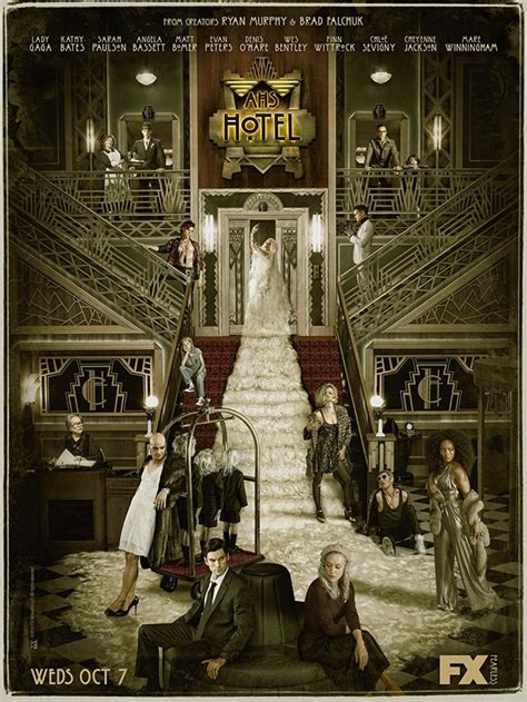 American Horror Story Hotel S Character Poster Is A Who S Who Of Sexy Creeps E News