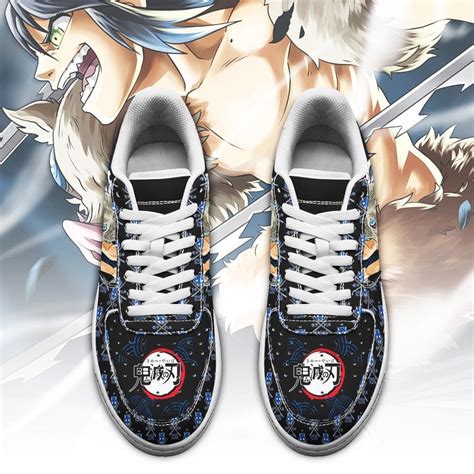 Demon slayer is currently one of the biggest new ips in the world, breaking japanese box office records and being a driving force behind sony's recent record profits, as part of their sizable investment in anime. Inosuke Air Force Sneakers Custom Demon Slayer Anime Shoes ...