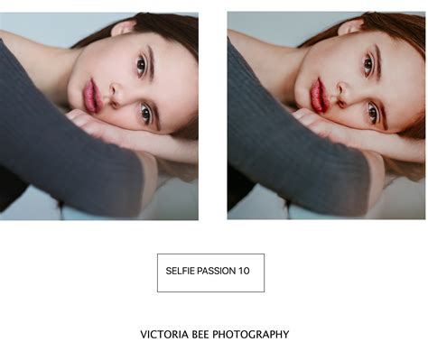10 Mobile Lightroom Presets Selfie Passion Desktop Portrait Preset For
