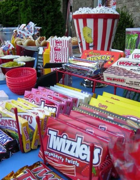 Pin By Dolores Pignatello On Party Food Ideas Backyard Movie Party