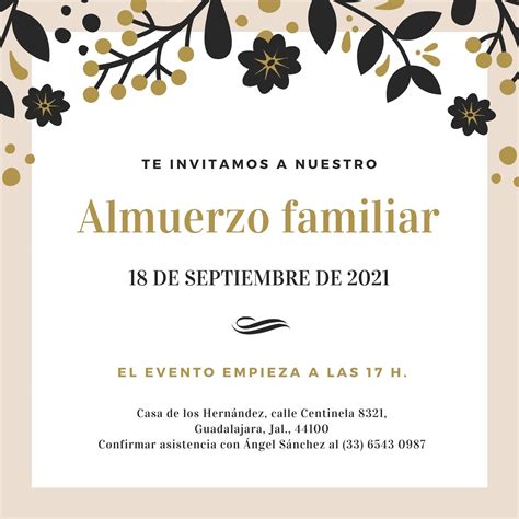 Arriba 74 Imagen Modelo De Invitación A Cena Abzlocalmx