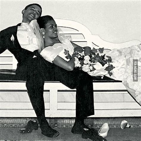 The Obamas On Their Wedding Day 1992 9gag