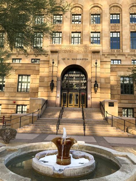 Historic Maricopa County Court House Editorial Stock Image Image Of