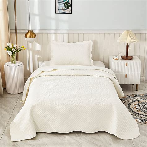 Marcielo 3 Piece 100 Cotton Oversized Bedspread Set