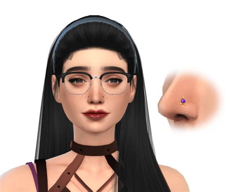 Stunning Collection Of Nose Piercing Mods For The Sims Snootysims