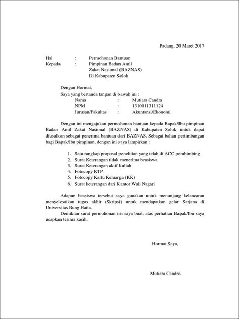 Contoh Surat Permohonan Bantuan Dana Proposal Oleh Kepala Daerah