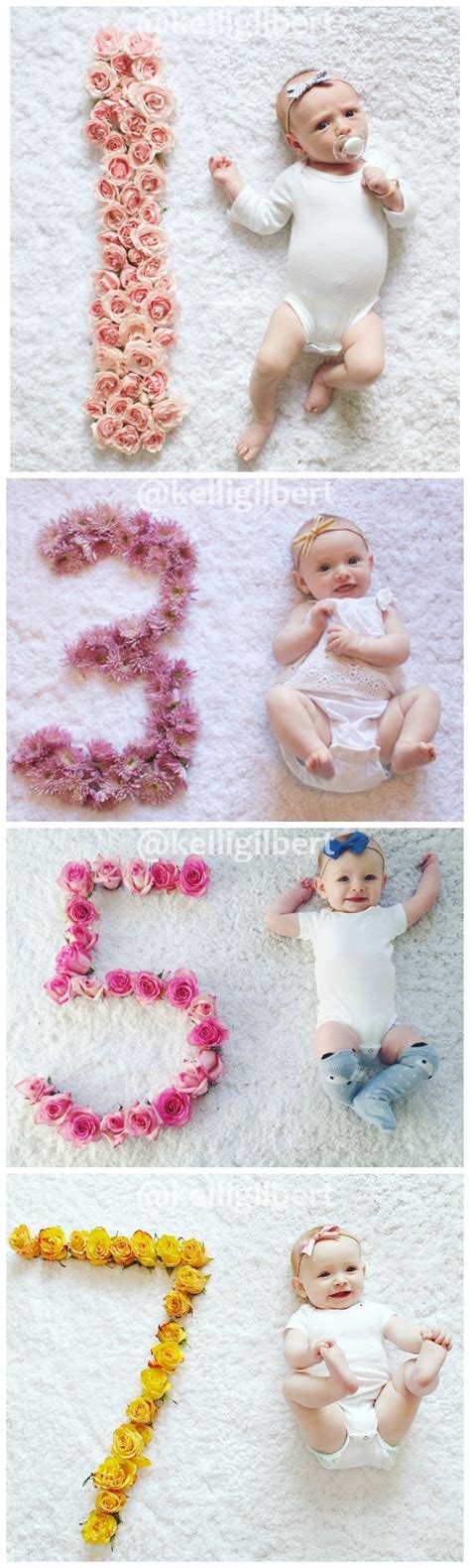 Try These Monthly Baby Photo Ideas If Youre A First Time Mom