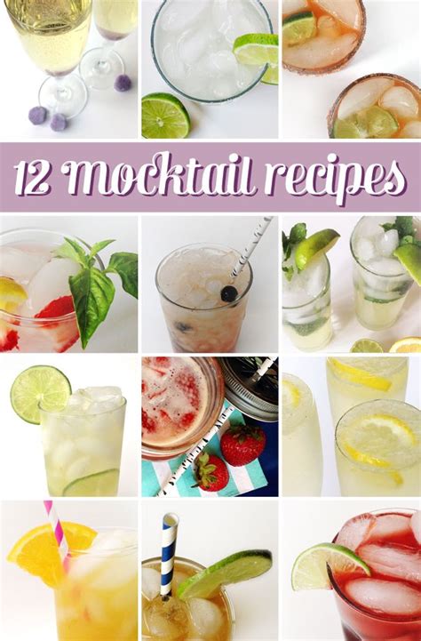 12 Mocktail Recipes For Summer Mocktail Recipe Mocktails Recipes