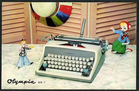 The Typewriter Revolution Blog Olympia Typewriter Postcards