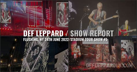 Def Leppard Tour History Fan Archive Def Leppard Setlists Tours News