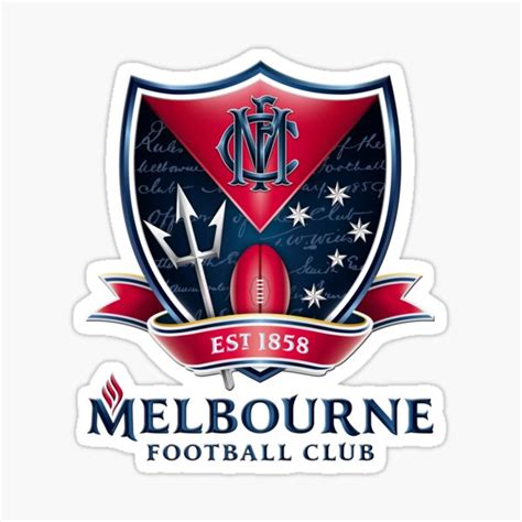 Melbourne Football Club Stickers Redbubble