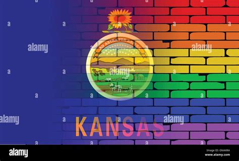 Rainbow Wall Kansas Stock Vector Image And Art Alamy