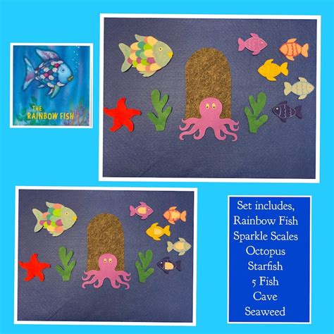 The Rainbow Fish Felt Story Flannel Board Story Teacher Resource