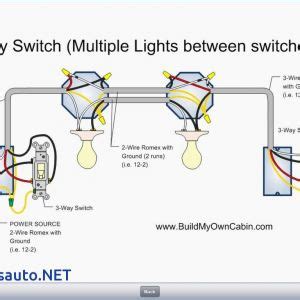 At the top & bottom of a stairway. 3 Way Switch Wiring Diagram Light In Middle | Free Wiring ...