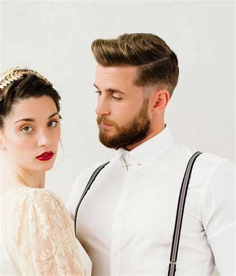 The wavy comb over vintage look Pretty Cool Vintage Inspired Men's Haircuts | Vintage mens ...