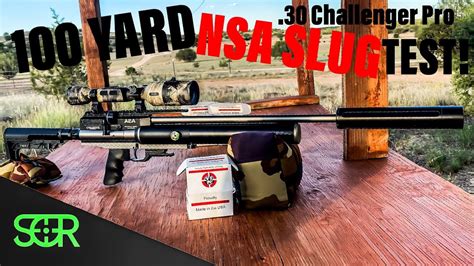 Aea Challenger Pro 30 With Nsa Slugs At 100 Yards 138 Foot Pounds