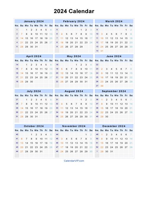 2024 Printable Calendar With Holidays Large Print Cool Ultimate Popular