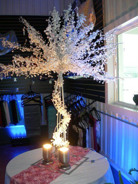 Njs Design Event Party Rentals Crystal Tree Centerpiece Wedding