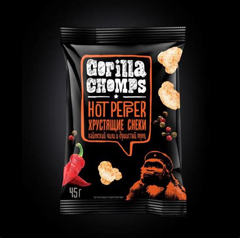 Gorilla Chomps Snack Packaging Snack Types Of Snacks Packaging Labels