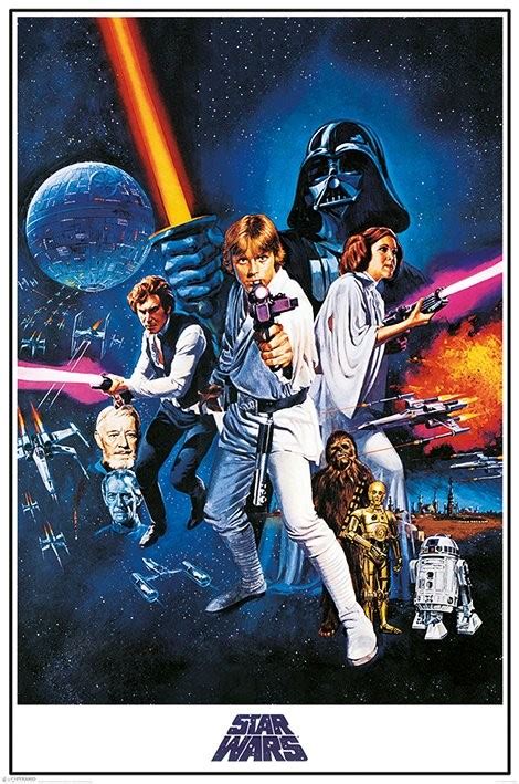 Star Wars A New Hope One Sheet Poster Affiche All Poster Chez