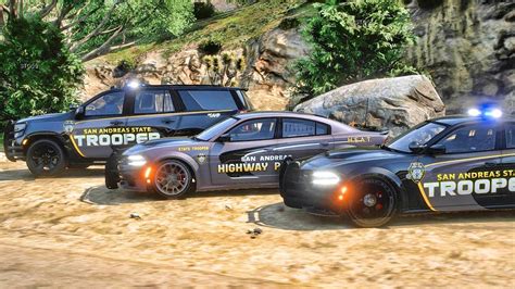 Playing Gta 5 As A Police Officer Highway Patrol Gta 5 Lspdfr Mod