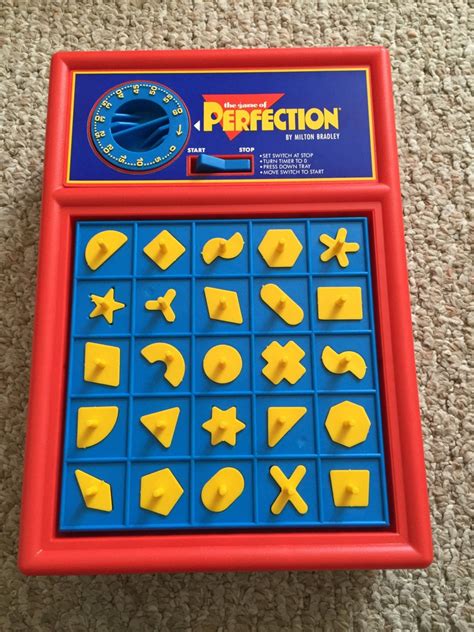 Vintage The Game Of Perfection Board Game Milton Bradley 1980s Etsy Uk