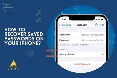 How To Recover Saved Passwords On Your Iphone