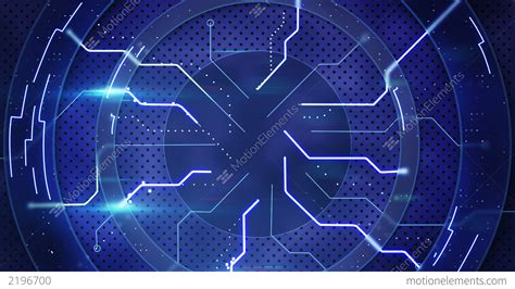 Blue Hi Tech Abstract Loopable Background Stock Animation 2196700