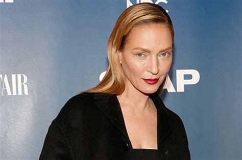 Uma Thurman On Her Dramatic Look I Know I Look Weird I Guess Nobody Liked My Make Up
