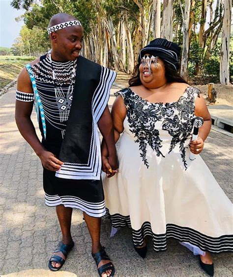 Clipkulture Couple In Beautiful Xhosa Umbhaco Traditional Wedding Attire