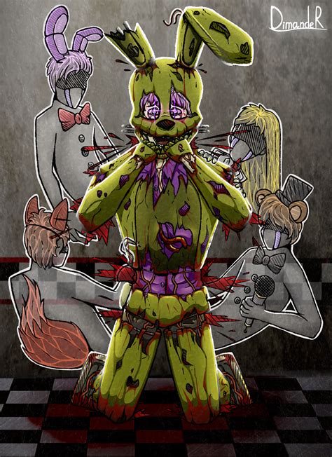 See more ideas about fnaf, five nights at freddy's, five night. Sprung the Springtrap (Fnaf 3) by Dimander on DeviantArt