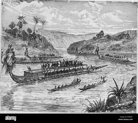 Sea Dayak Canoe Black And White Stock Photos And Images Alamy