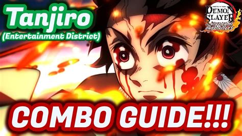 Tanjiro Ed Combo Guide Best Combos And How To Do Them Demon Slayer